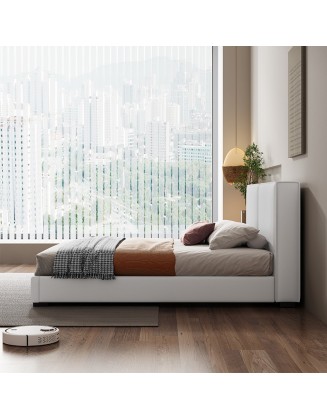 Fabric bed, master bedroom, double bed, tatami mat